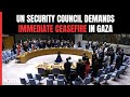 Ceasefire In Gaza Today | UN Security Council For The 1st Time Demands Immediate Gaza Ceasefire