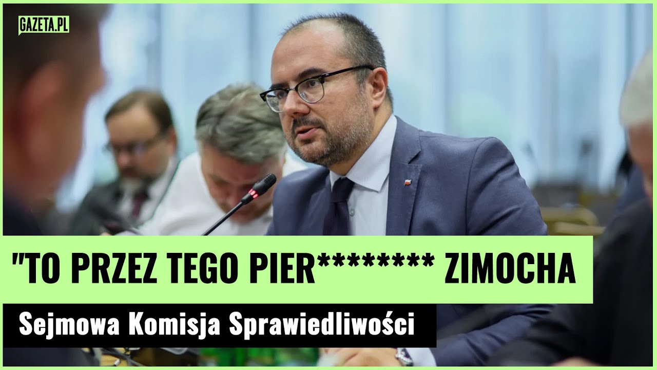 Awantura na Komisji Sprawiedliwości! Zapomniał, iż ma włączony mikrofon