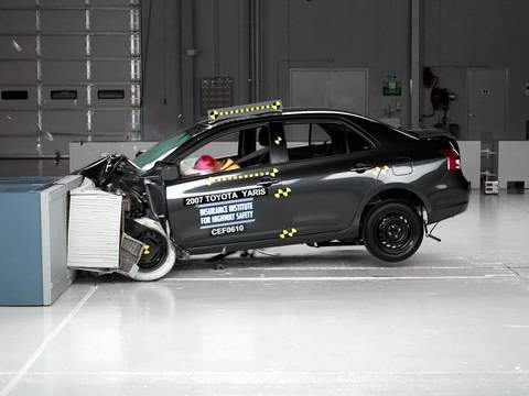 Vídeo teste de colisão Toyota Yaris 5 portas 2006 - 2008