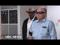 Father of teen killed at track meet escorted from press conference held by suspects family