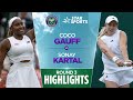 #CocoGauff v #SonayKartal | Round 3 Highlights | #WimbledonOnStar