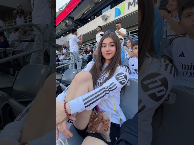 Fuimos a un partido del Real Madrid ☺️🤍 #MundialDeClubes
