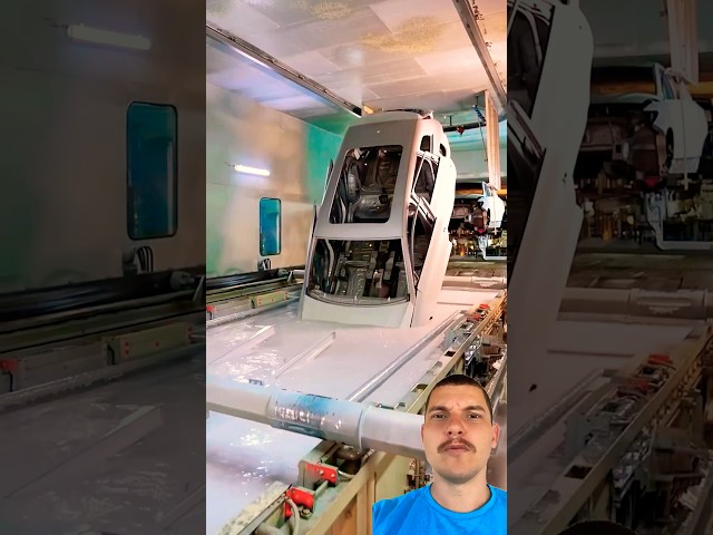 Como os carros são pintados na fabrica #pintura