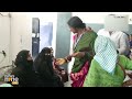BJP Candidate Madhavi Latha Checks Voter IDs of Minority Women | Lok Sabha Elections 2024 | News9