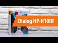 Распаковка наушников Dialog HP-H10RF / Unboxing Dialog HP-H10RF
