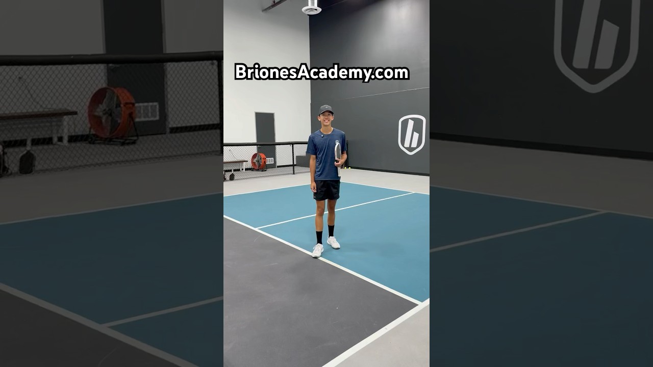 Backhand counter tips: firm feet, short swing, punch through the ball BrionesAcademy.com