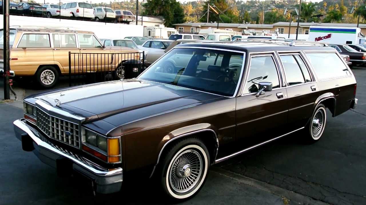 1987 Ford ltd crown victoria station wagon #4