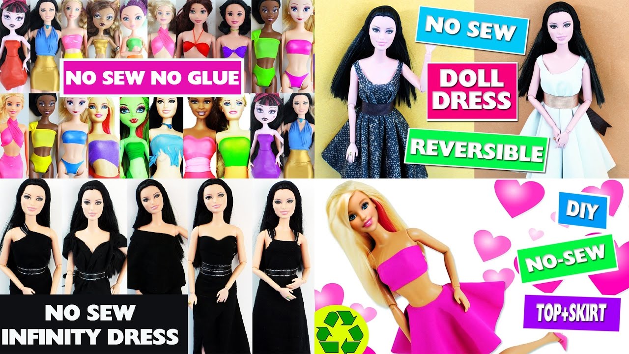 diy easy barbie clothes