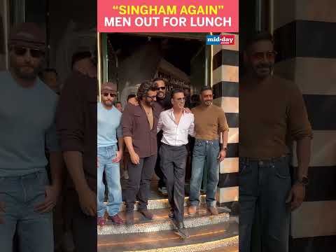 Ajay Devgn Akshay Kumar and More Gather for Lunch Ahead of Singham Again  37K views  play Short