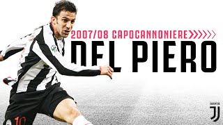 Alessandro Del Piero’s Capocannoniere Season | All 21 Goals from Serie A 2007/08
