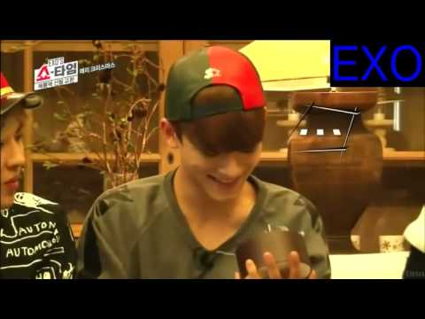 엑소 쇼타임 백현애교 날가져 첸