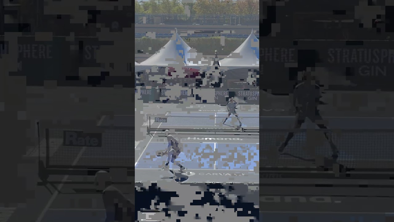 This guy just took down Ben Johns 😧 Pickleball upset 😮‍💨