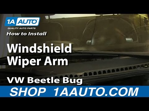 VW NEW BEETLE (MKIV) - Windshield Wiper Arm Replacement