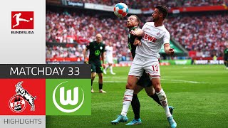 1. FC Köln — VfL Wolfsburg 0-1 | Highlights | Matchday 33 – Bundesliga 2021/22