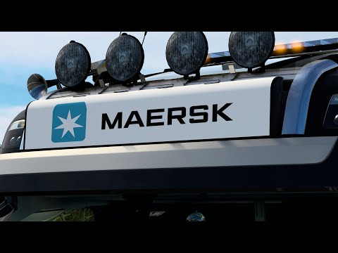 LIGHTBOX MAERSK VOLVO FH 2022 SANAX 1.0 1.47