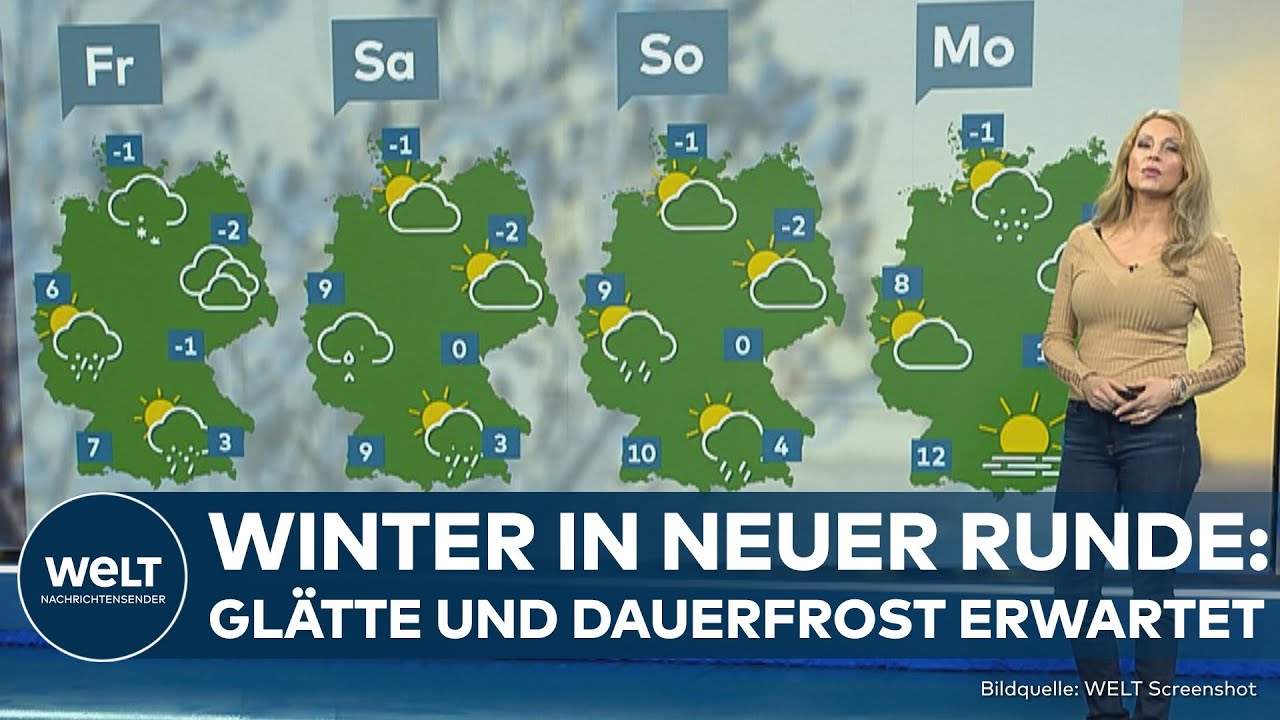 WETTER IN DEUTSCHLAND: Kältester Januar seit Jahren! Kein Ende in Sicht - Schnee, Glätte, Dauerfrost