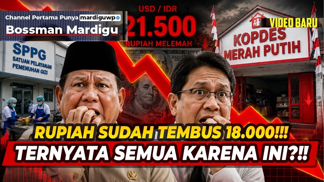 Rupiah Makin Melemah Menuju 21.500 !!! Ternyata Semua Ulah Mbg Dan Kopdes ?!! - Mardigu Wowiek