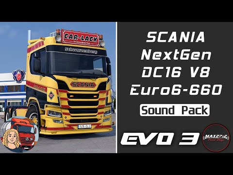 2022 Scania NextGen 660 DC16 V8 Sound Pack v1.1 1.56