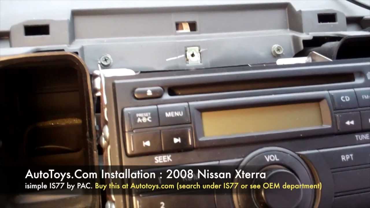 2007 Nissan xterra stereo installation #7