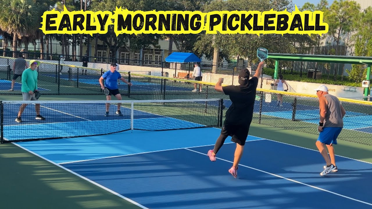 Early Morning Pickleball | Holiday Park | Fort Lauderdale Florida