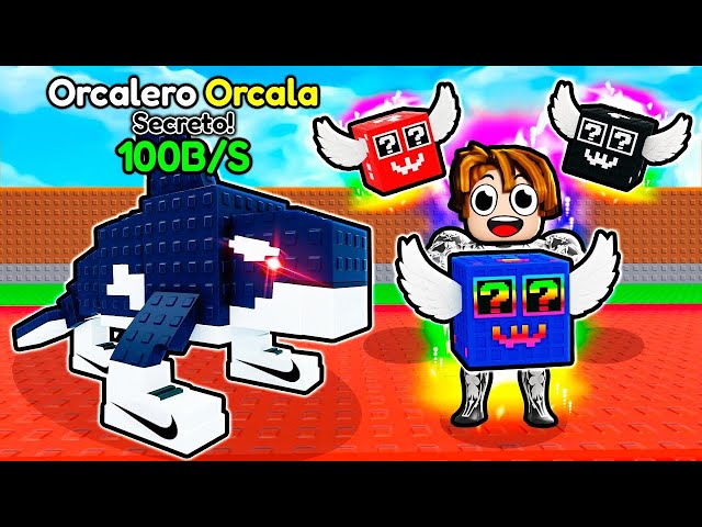 ABRINDO LUCKY BLOCK DO NOVO SECRETO ORCALERO ORCALA NO ROUBE UM BRAINROT 👀🤫