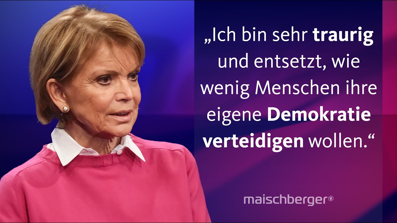 Uschi Glas über die aktuelle politische Lage und ihre lange Schauspielkarriere | maischberger