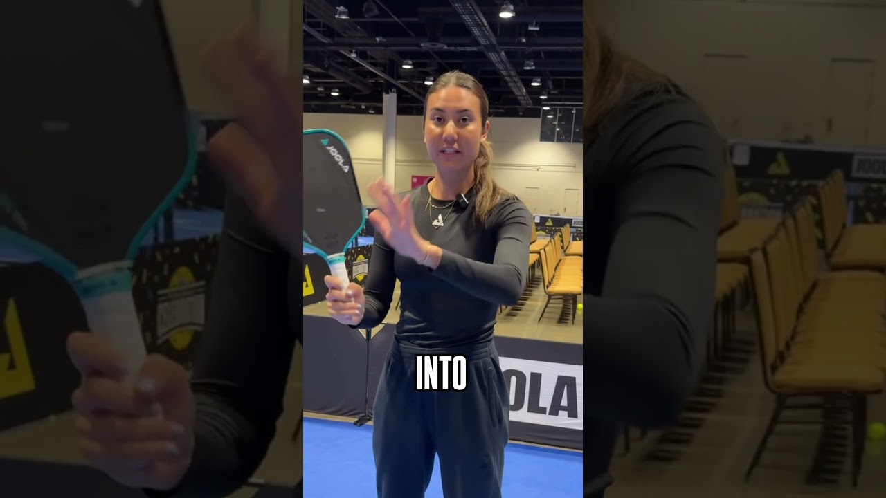 Top Pickleball Pro, Vivian Glozman explains the forehand drive 💥 #pickleball #joola