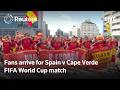 LIVE: Fans arrive at Atlanta Stadium for Spain vs Cape Verde
