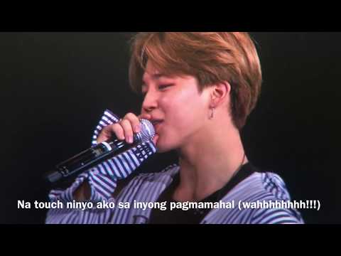 BTS Speaking Tagalog Day1 WingsTour Philippines