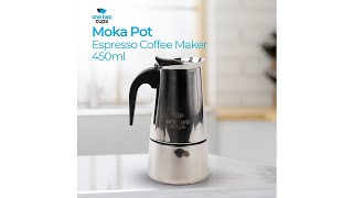 Pratinjau video produk One Two Cups Espresso Coffee Maker Moka Pot Teko 450ml 9 Cup - Z20