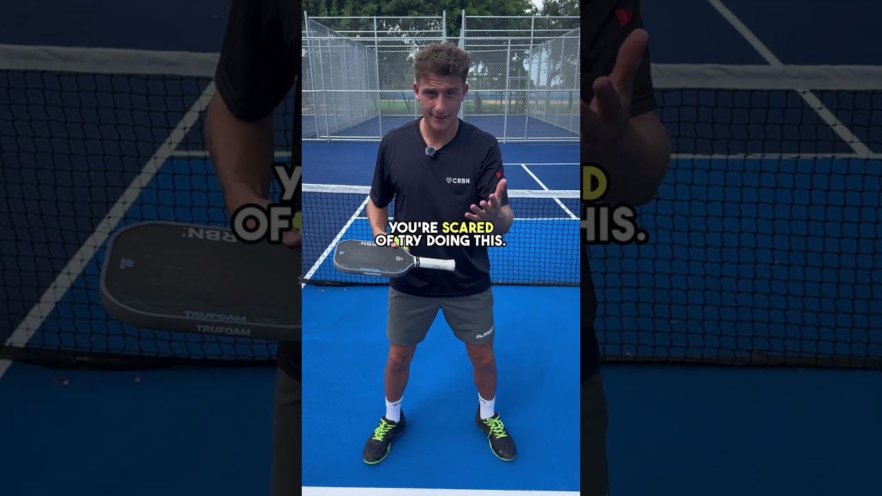 How to beat an opponent you’re intimidated by! #pickleball #pickleballtips