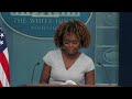 LIVE: White House briefing with Karine Jean-Pierre, John Kirby  - 54:02 min - News - Video