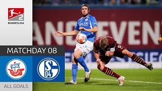 Terodde on fire! | Hansa Rostock — FC Schalke 0-2 | All Goals | Matchday 8 – Bundesliga 2 -21/22