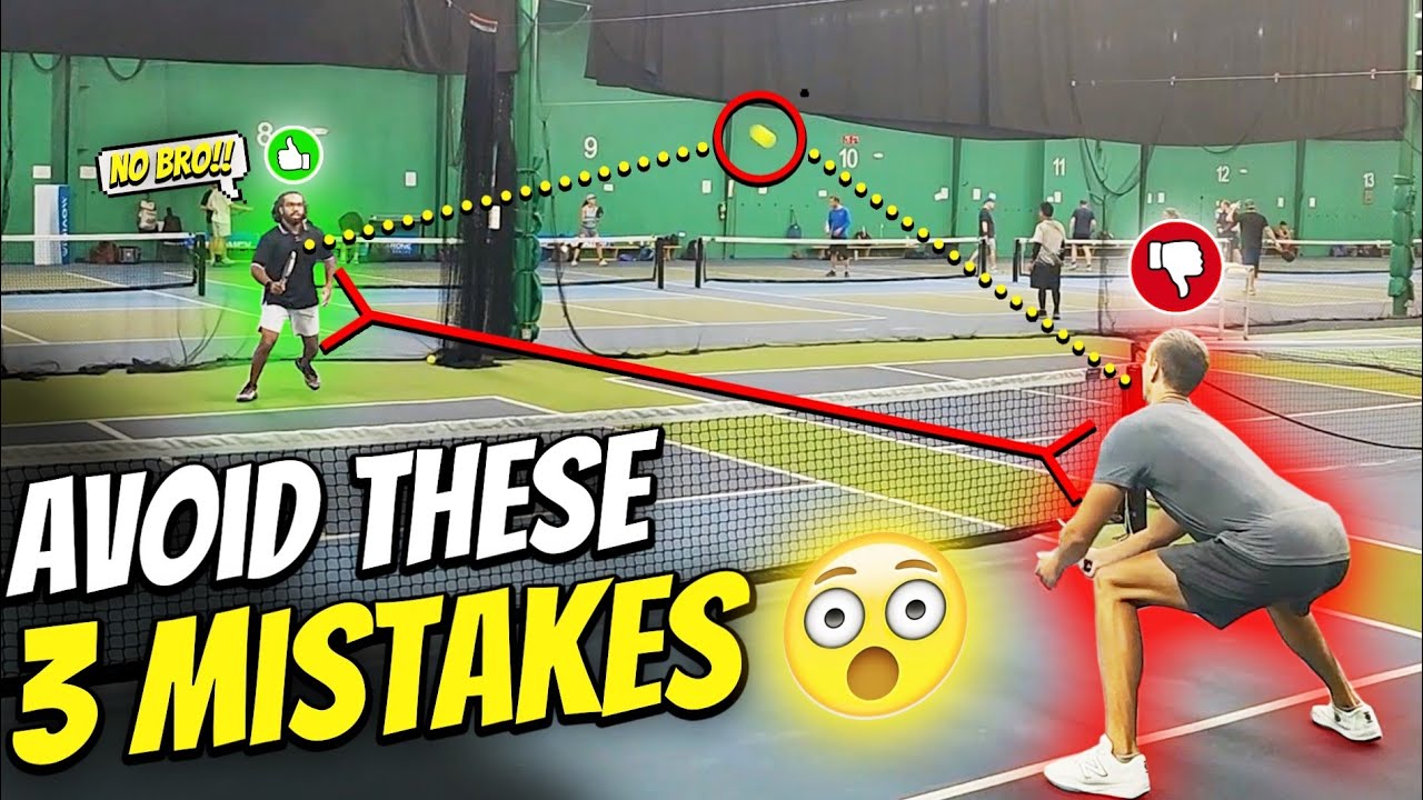 How to Recognize and Fix These 3 Mistakes Holding Back Your Pickleball Game.