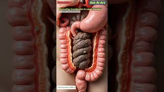 Illustration of Constipation Animation | Gut AI Art | 07