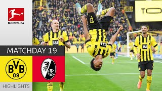 Haller & Dortmund Celebrate 5(!) Goals vs SCF | BVB — SC Freiburg | Highlights | MD 19 – BuLi 22/23