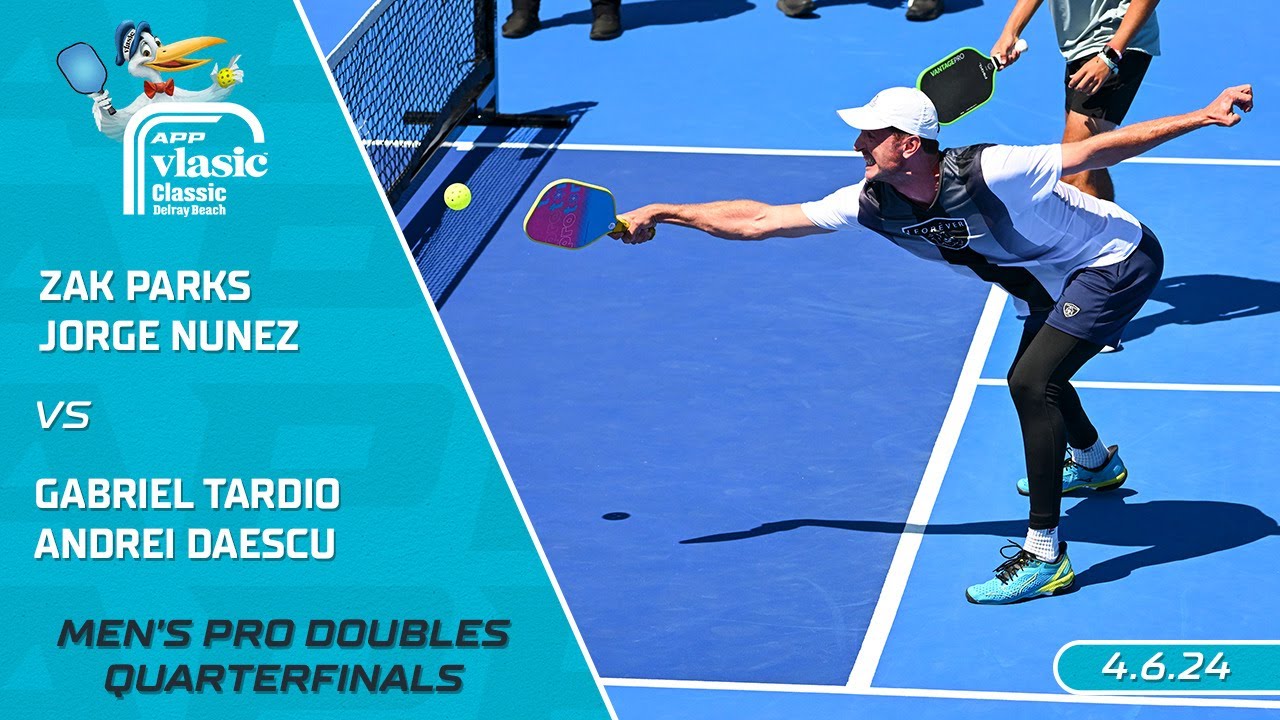 2024 APP Vlasic Classic Delray Beach I Parks/Nunez vs. Tardio/Daescu | Men's Doubles