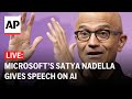 LIVE: Microsoft CEO Satya Nadella talks about AI in Jakarta