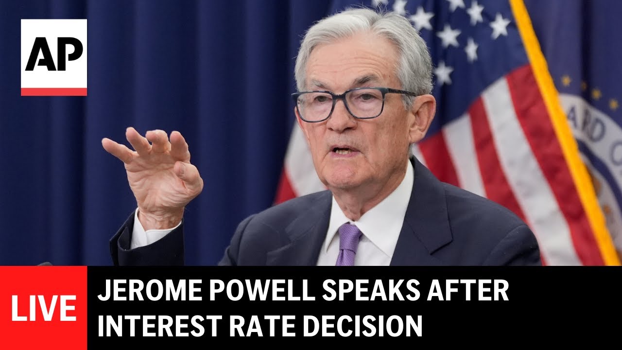 LIVE: Federal Reserve Chair Jerome Powell speaks after interest rate decision