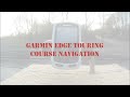 Garmin Edge Touring Course Navigation