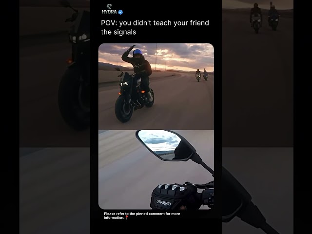 POV: you didn't teach your friend the signals🤕🤕