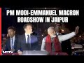PM Modi, Emmanuel Macrons Mega Roadshow In Jaipur