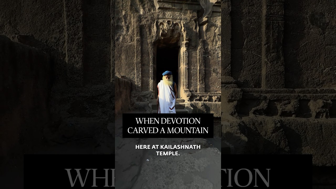 A Temple Carved from a Mountain – Sadhguru at the Kailasa Temple in Ellora
