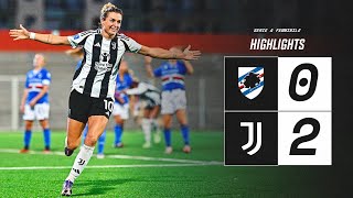 HIGHLIGHTS SERIE A | Sampdoria 0-2 Juventus Women | Girelli's Headed BRACE