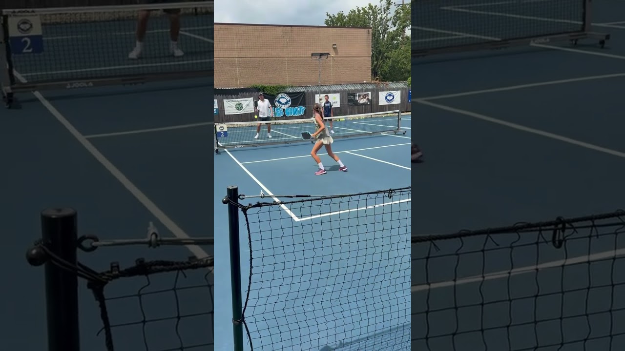 One of the reasons pickleball is amazing: kids and adults can play together! #shorts #pickleball