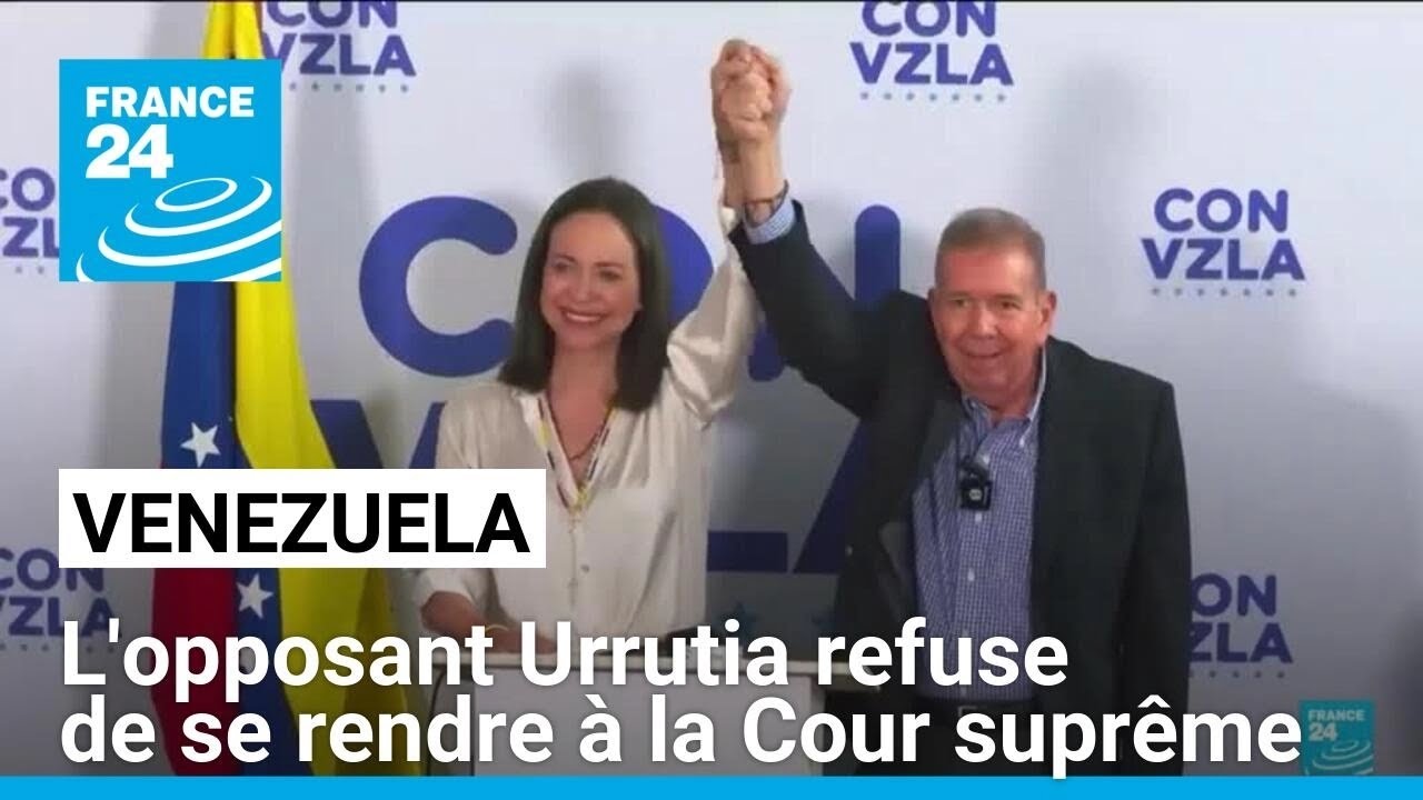 Venezuela : le candidat de l'opposition refuse la convocation de la Cour suprême • FRANCE 24