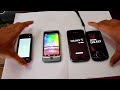 Startup Comparison HTC Desire Z, Samsung Galaxy S, Nokia 5800, Samsung i7500