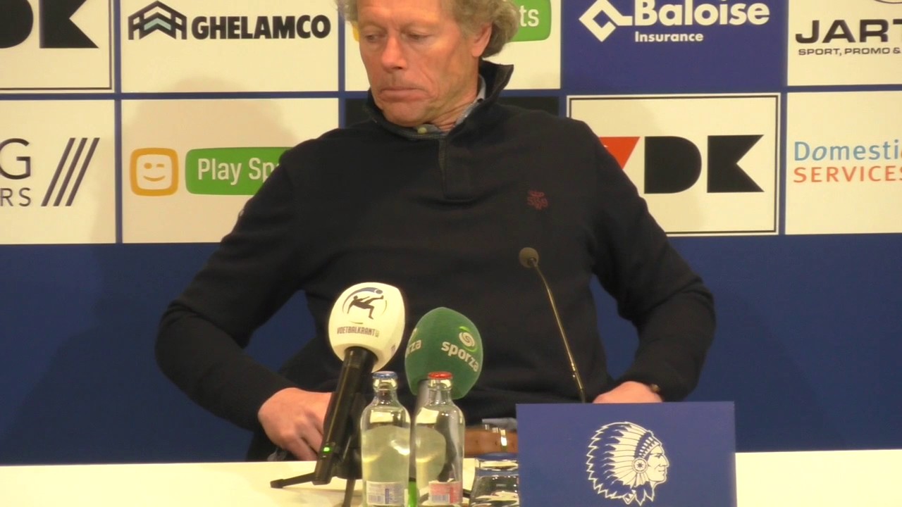 Persconferentie na KAA Gent - Club Brugge KV