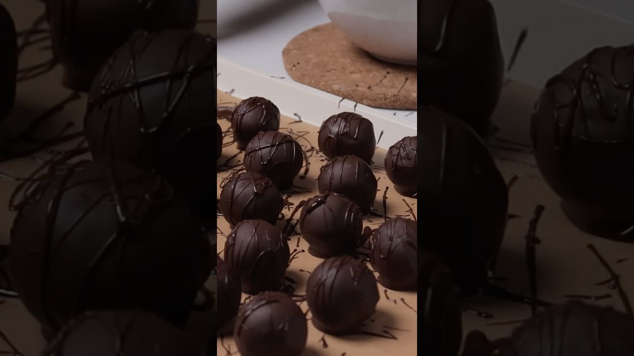 Kokosové kuličky s rumem v čokoládě jsou krásně měkké #toprecepty #christmas #foodie
