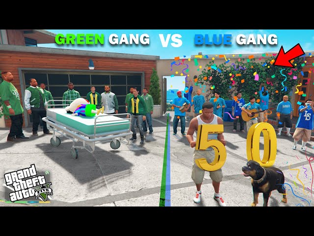 Franklin Blue Gang Finally Win Their 50th Challenge In GTA 5!